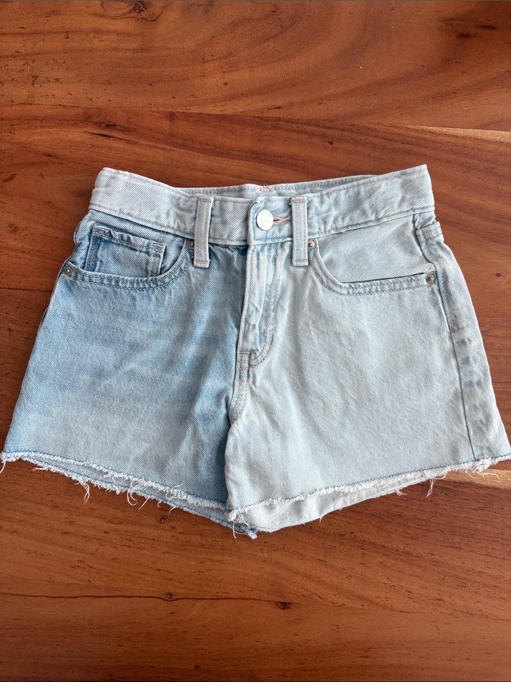 Old Navy Two-Tone Light Blue Denim Kids' Shorts